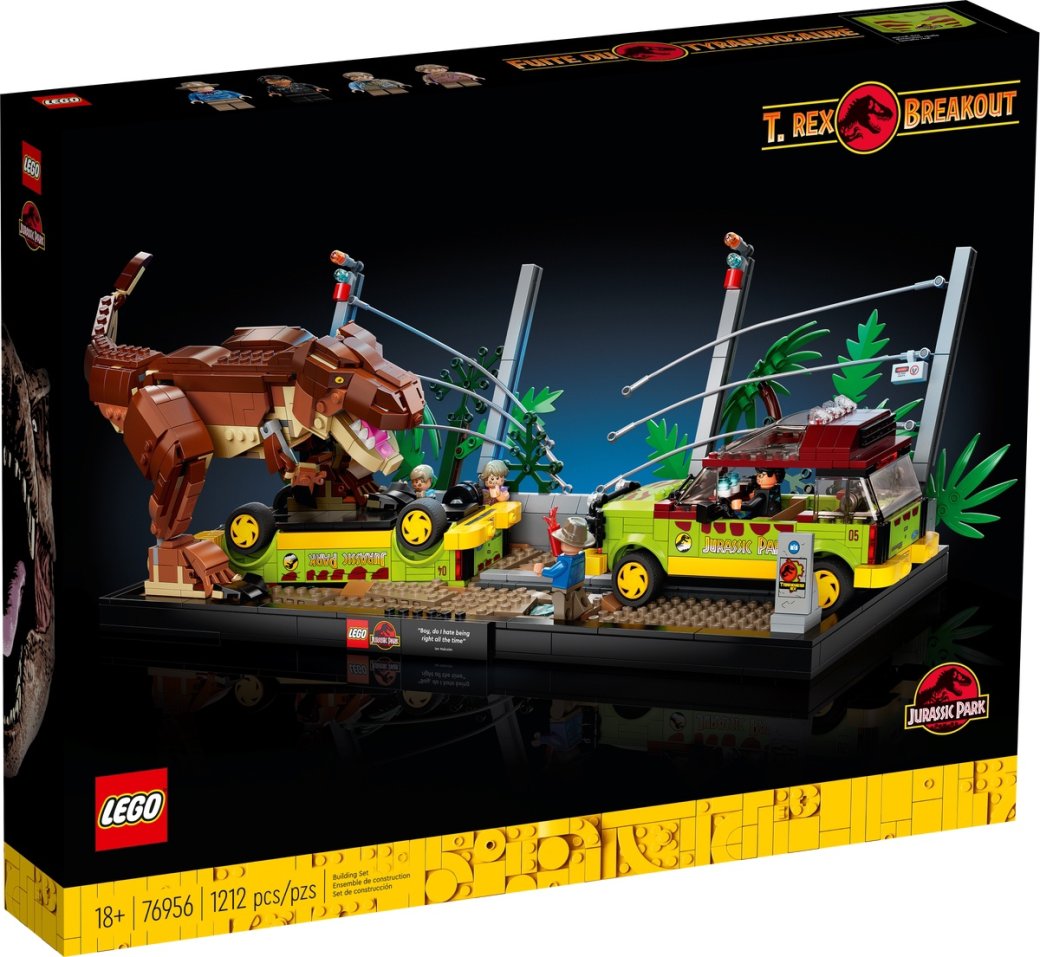 LEGO анонсировал набор с легендарной сценой из «Парка Юрского периода» — фото 1