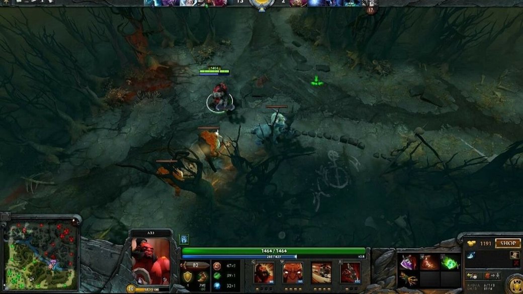 Скриншот игры Dota 2