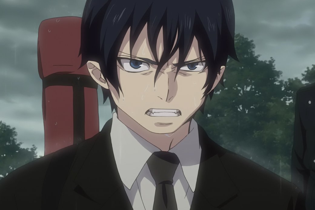 Кадр из аниме «Синий экзорцист» (Ao no Exorcist)
Источник: A-1 Pictures