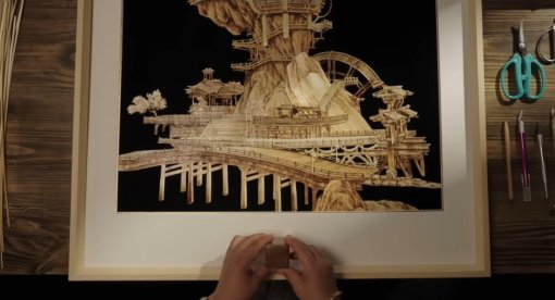 В новом ролике Genshin Impact показали создание картин из соломы