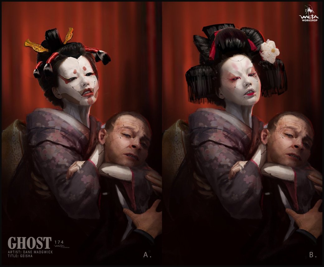 Потрясающий арт к американской Ghost in the Shell от 7 художников — изображение 8