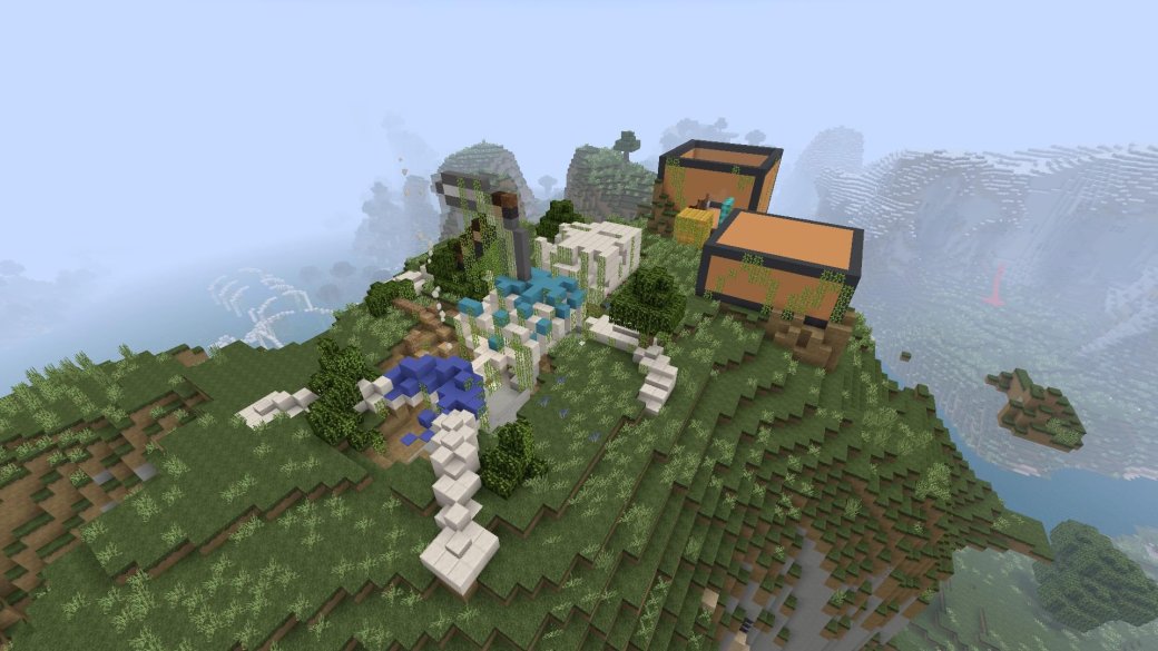 Галерея В Minecraft новый тренд — строить гигантских скелетов - 10 фото