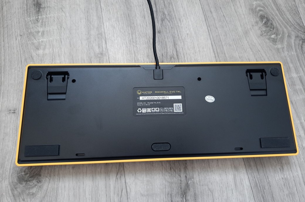Обзор клавиатуры Hator Rockfall EVO TKL. Бюджетная оптическая клавиатура — фото 7