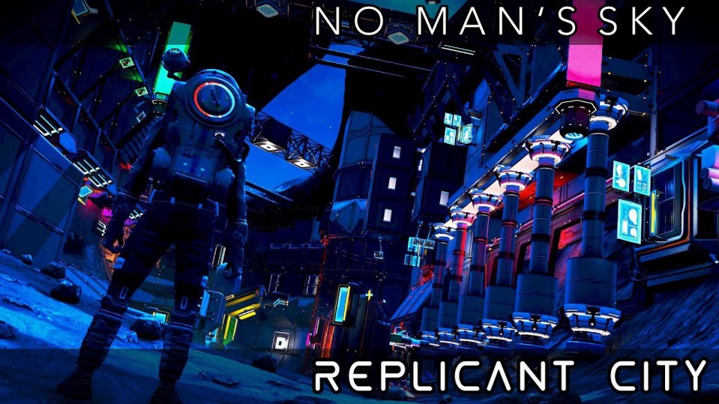 Фанаты построили в No Manʼs Sky огромный киберпанк-город. Впечатляет! — фото 1
