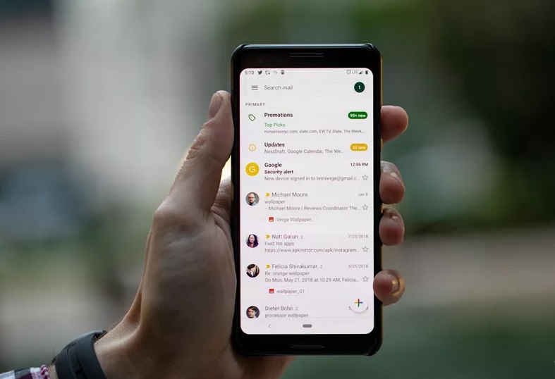 Google обновила дизайн почтового клиента Gmail на Android и iOS — фото 1