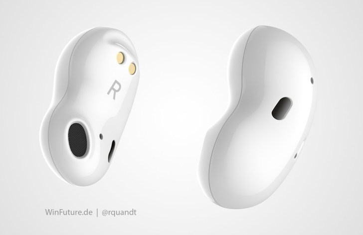 Галерея Новые беспроводные наушники Samsung Galaxy Buds Bean получат форму фасоли - 4 фото