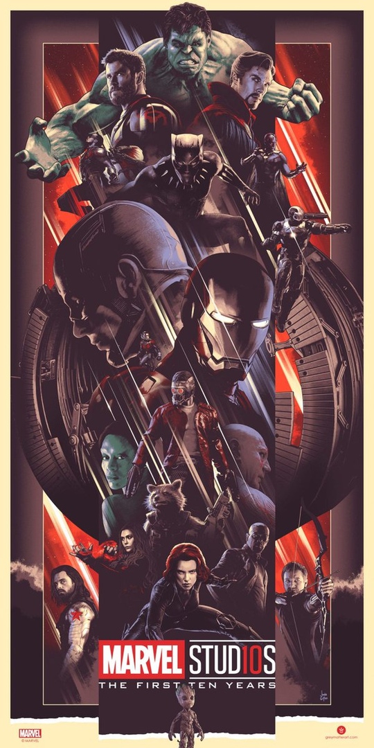 Герои и злодеи: Marvel выпустила постеры к десятилетию своей киновселенной, но без Человека-паука — фото 2