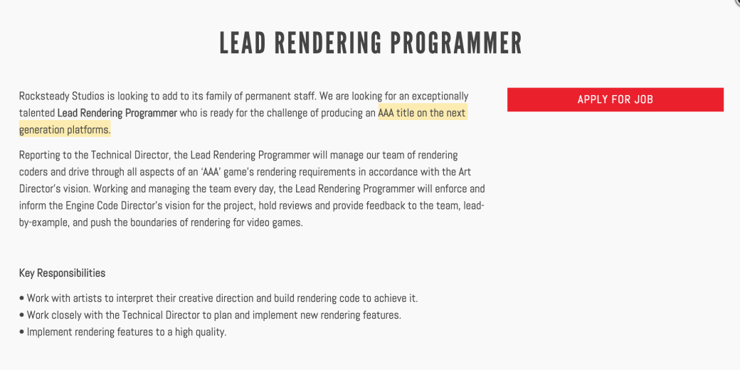 Rocksteady ищет новых сотрудников для разработки ААА-проекта на платформы следующего поколения — фото 2