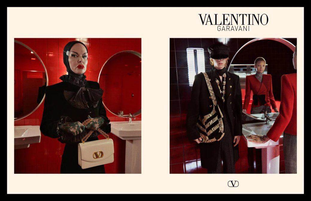 Галерея Алессандро Микеле посвятил кампанию Valentino осень-2025 теме интимности - 4 фото