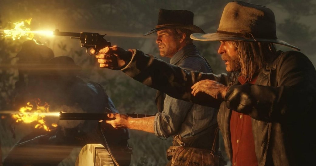 Гифка дня: молниеносная реакция на опасность в Red Dead Redemption 2 — фото 1