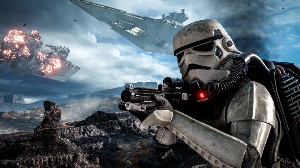 Гифка дня: мертвый, но опасный штурмовик в Star Wars Battlefront — фото 1