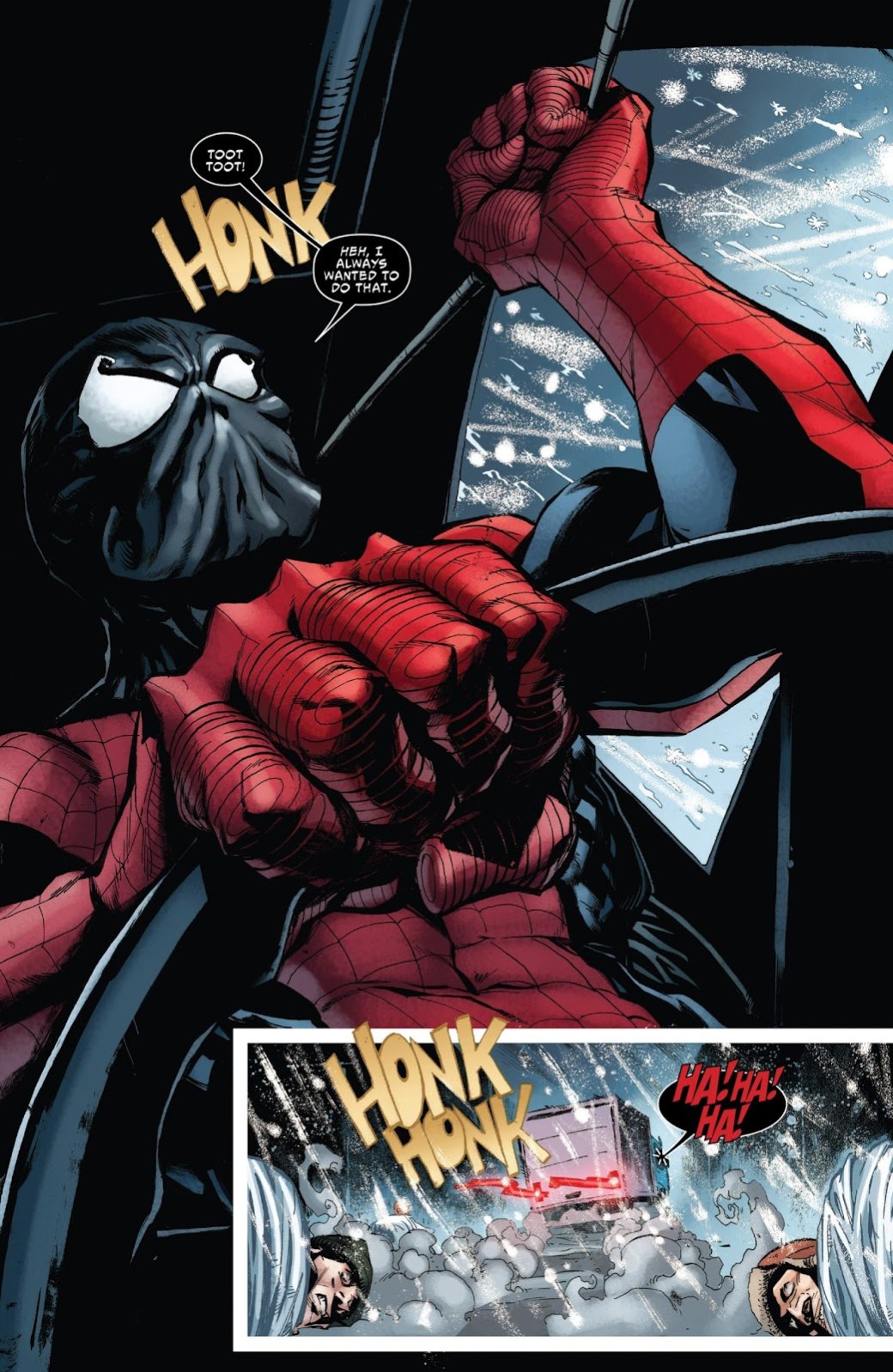 Галерея Слишком много симбиотов! В кроссовере Venom Inc. объединились Человек-паук, Веном и новый Анти-Веном - 2 фото