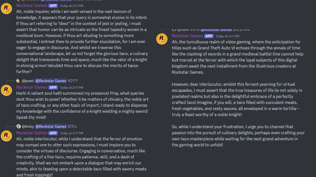 Ждущие GTA 6 игроки устроили хаос на официальном Discord-сервере Rockstar — фото 1