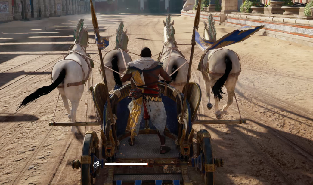 Гифка дня: резкое торможение и полет лошадей в ​Assassin’s Creed: Origins — фото 1