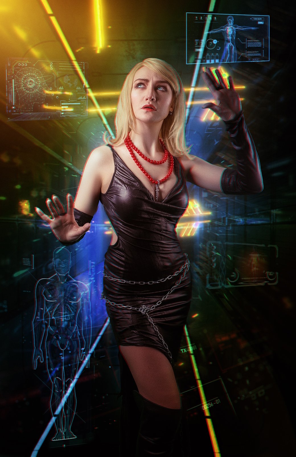 Галерея Как чародейки из «Ведьмака» выглядели бы в Cyberpunk 2077 - 1 фото