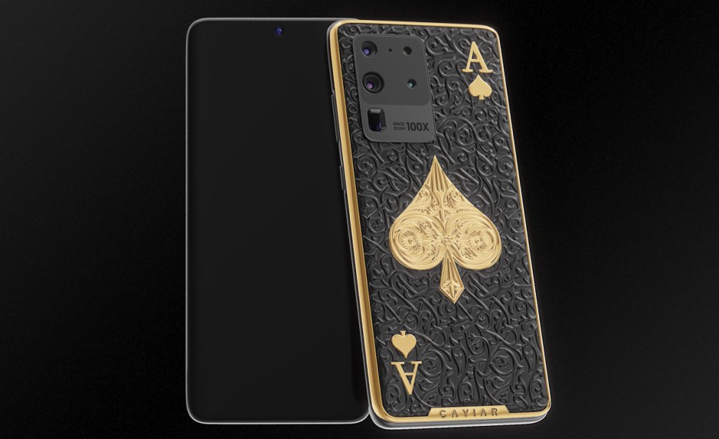 Caviar представил пять люксовых вариантов Galaxy S20 в виде игральных карт. Цены до 2,7 млн рублей — изображение 2