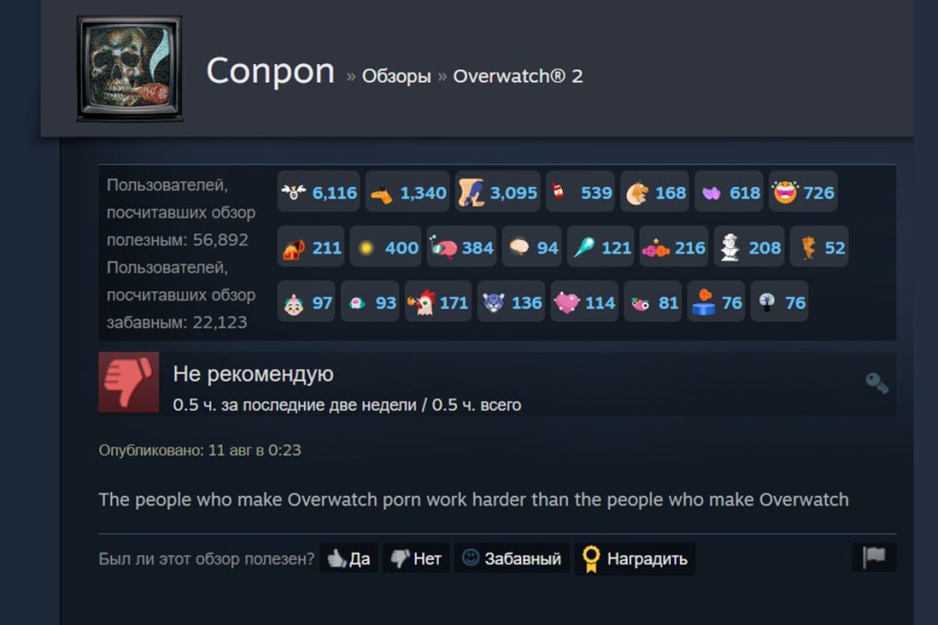 Негативный обзор на Overwatch 2 в Steam собрал рекордные 12 млн очков — фото 1