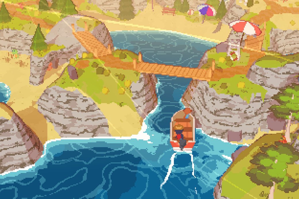 Скриншот из игры A Short Hike

Источник: adamgryu