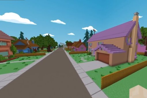 Игрок потратил 7 месяцев на воссоздание города Спрингфилд из «Симпсонов» в Minecraft