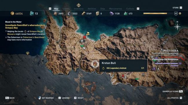 Гайд по Assassinʼs Creed: Odyssey. Где найти и как убить всех легендарных животных — фото 4