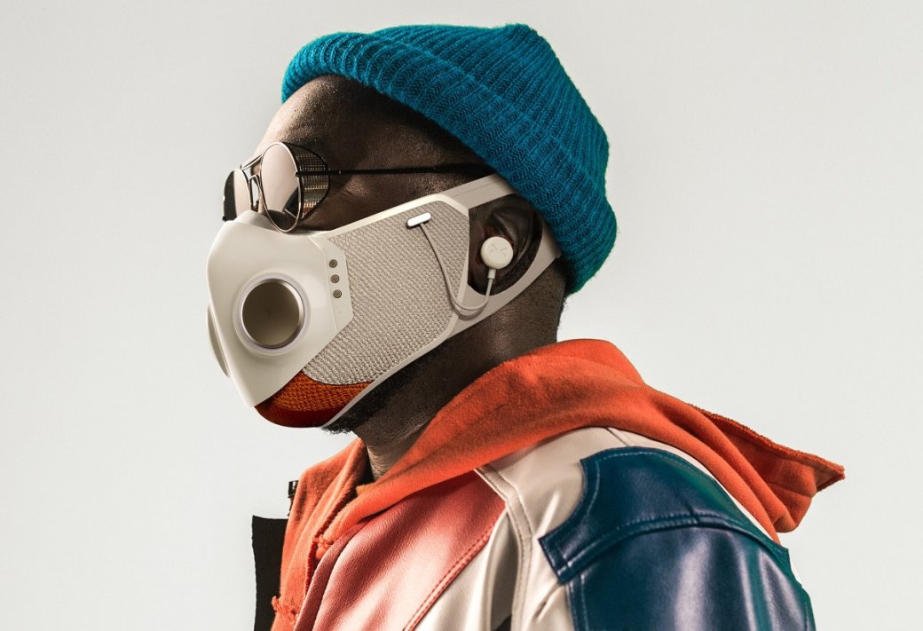 Will.i.am представил «умную» защитную маску с подключением к смартфону — фото 1