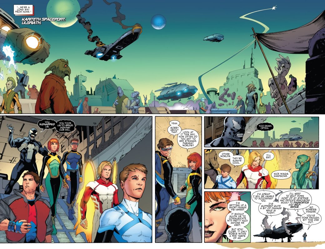 Галерея Poison X: Marvel исправляет ошибки Venomverse и отправляет Венома в космос на помощь Людям Икс - 2 фото