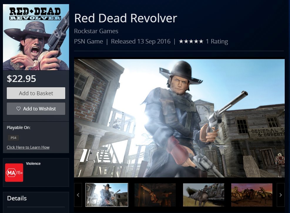 Red Dead Revolver выйдет на PS4 — фото 1