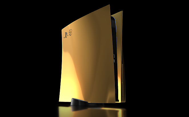 Галерея Лакшери бренд Truly Exquisite готовит к выходу золотую и платиновую PlayStation 5 - 3 фото