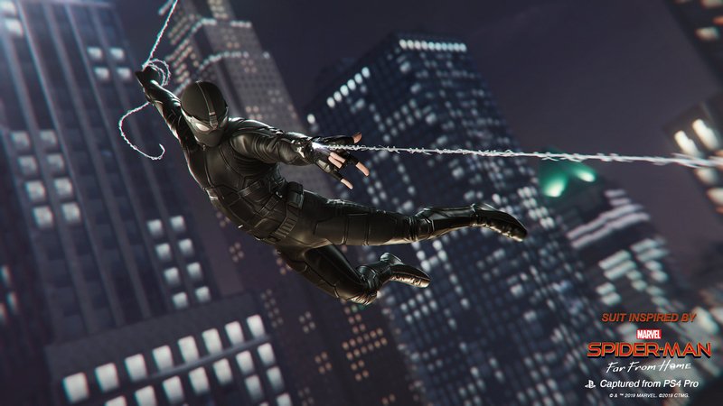 Галерея В честь выхода «Вдали от дома» в Spider-Man для PS4 добавили пару новых костюмов - 2 фото
