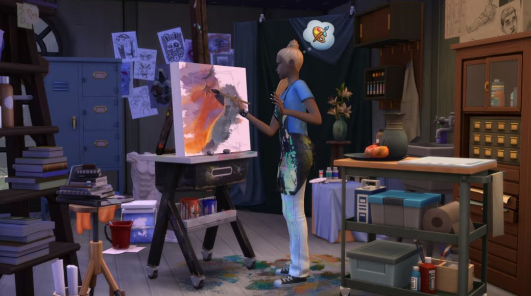 Разработчики The Sims 4 рассказали о наборах Artist Studio и Storybook Nursery — фото 1