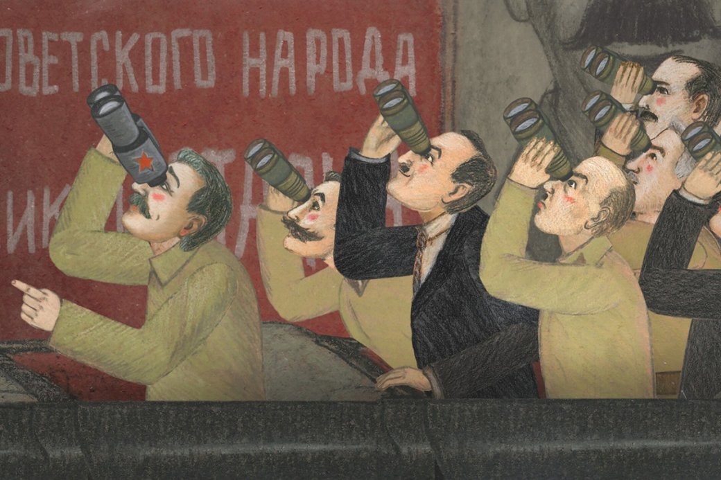 Команда мультипликаторов нарисовала фильм, используя аппликации, рисунки и коллажи живой игры, оживив фантасмагорию сценария

Источник: All Media