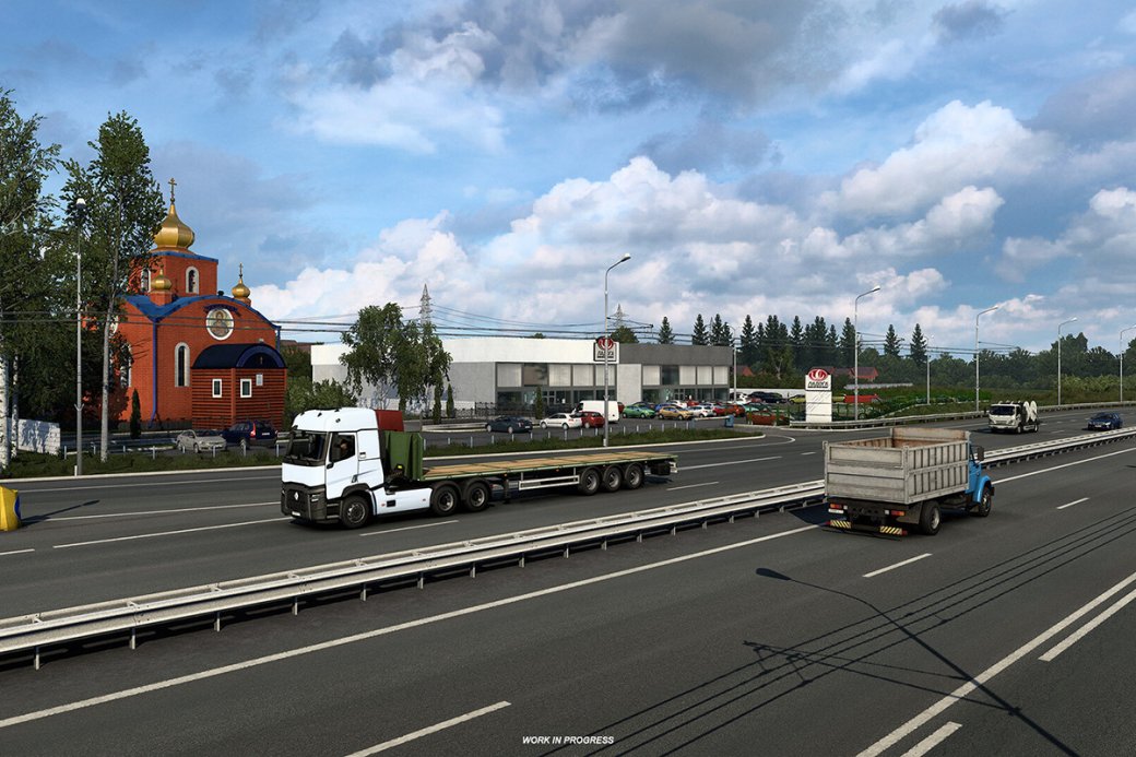 Галерея Разработчики Euro Truck Simulator 2 показали Рязань из дополнения Heart of Russia - 8 фото