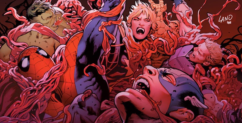 Marvel тизерит новую угрозу для Мстителей — ей станет симбиот Карнаж — фото 1