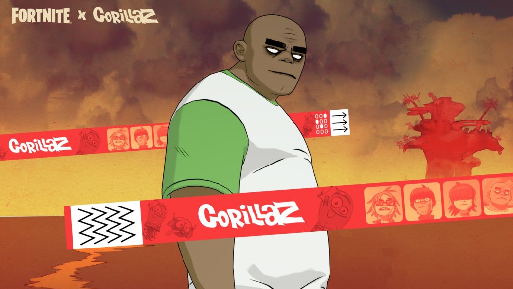 Галерея Группа Gorillaz официально станет хедлайнером очередного Fortnite Festival - 4 фото