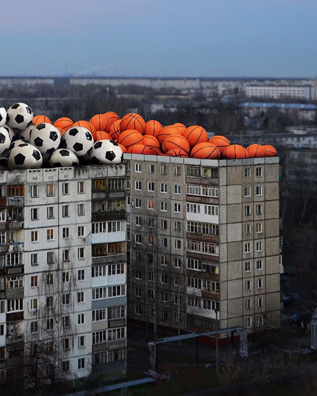 Панельные дома спальных микрорайонов стали героями необычных картин в Instagram — фото 12