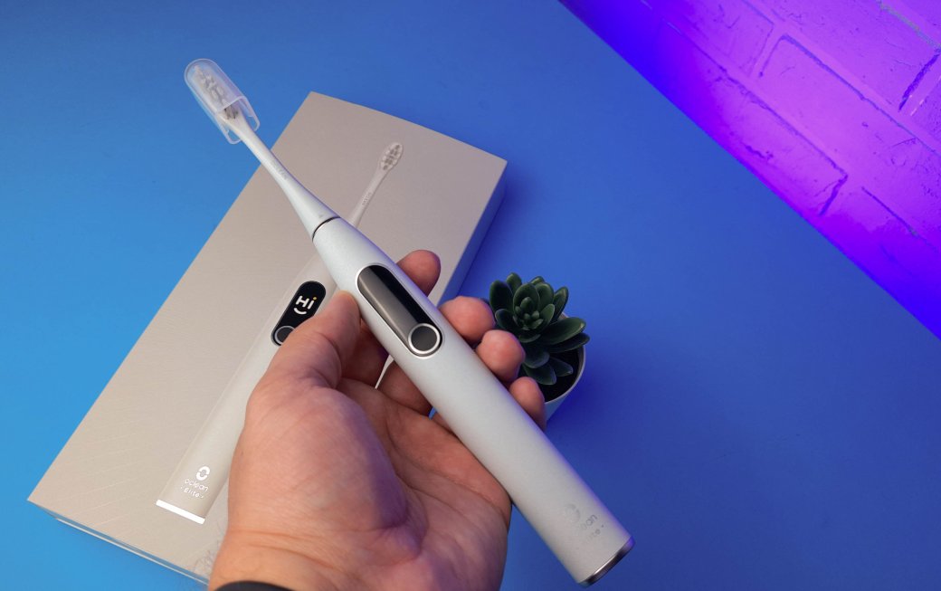 Обзор Oclean X Pro Elite: как работает электрическая щетка с сенсорным OLED-экраном — фото 2
