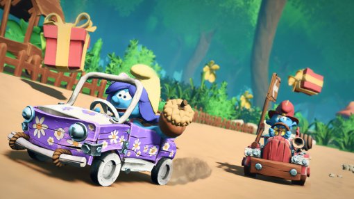 Создатели аркадной гонки Smurfs Kart объявили дату выхода на PlayStation и Xbox
