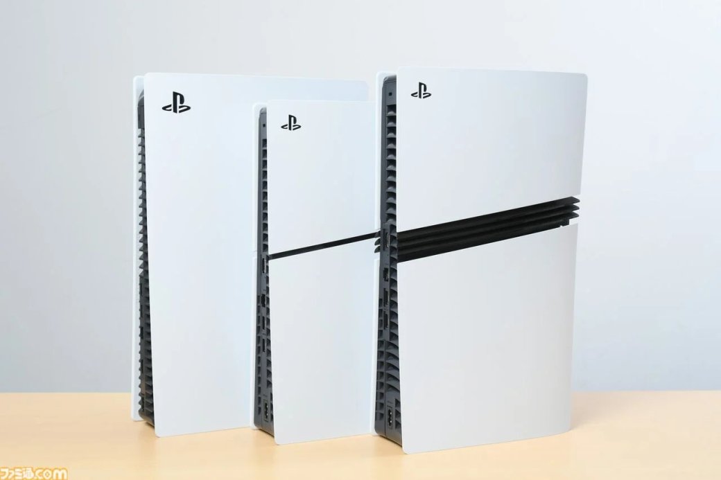 В сети появилось сравнение дизайна и габаритов PS5 Pro с PS5 и PS5 Slim — фото 1