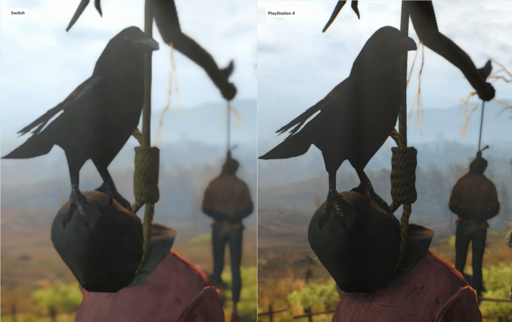 Галерея Digital Foundry сравнила «Ведьмака 3» на Switch с PS4-версией игры - 4 фото