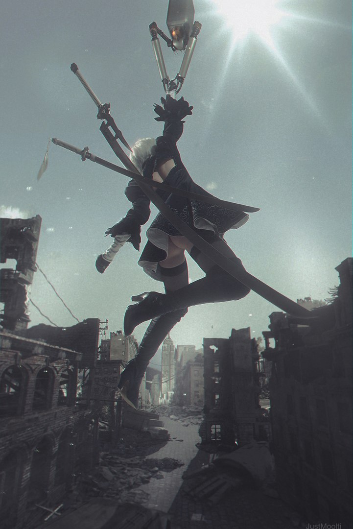 Косплей дня: девушка-андроид 2B из NieR: Automata — фото 1
