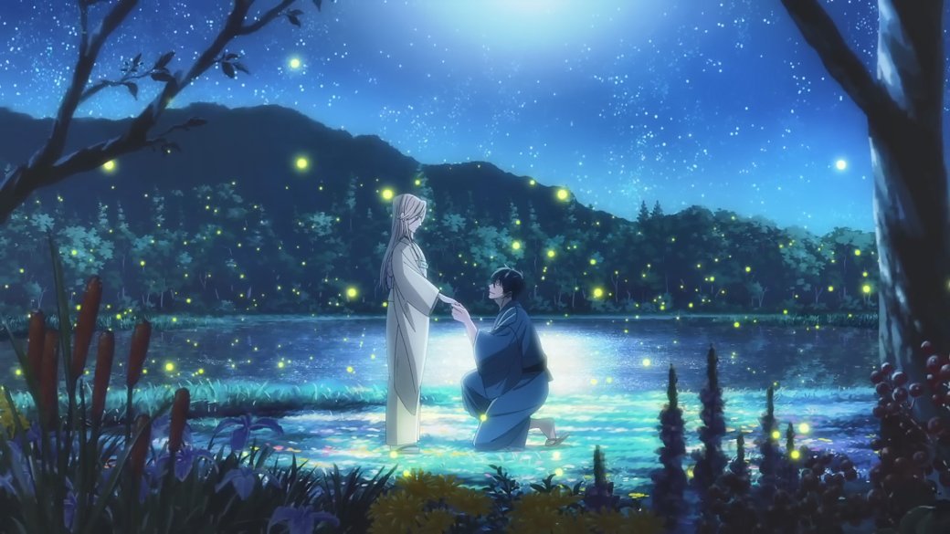Кадр из аниме «Свадьба светлячков»

Источник: David Production