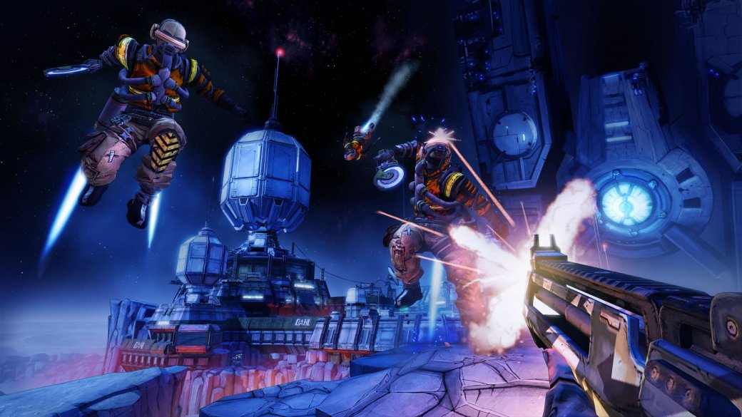 «Лунная поверхность превращает The Pre-Sequel в мечту снайпера, так как враги вынуждены носить маски с кислородом. И даже если выстрел в голову не убьет врага, повреждение их маски приведет к постепенной потере здоровья».

[Shacknews](http://www.shacknews.com/article/86658/borderlands-the-pre-sequel-review-moonbreaker). 7/10