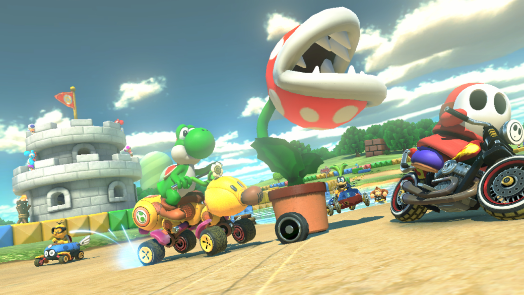 Галерея Гонщиков Mario Kart 8 вооружили бумерангом и пираньей в трейлере игры - 10 фото