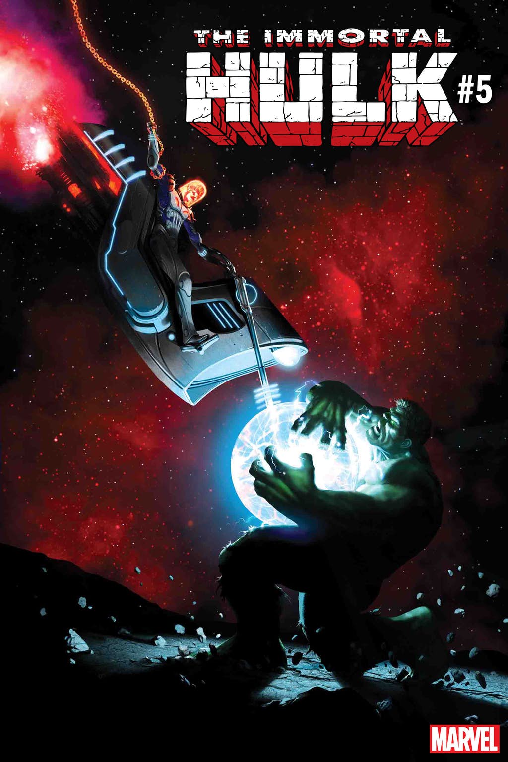 Космический Призрачный гонщик против вселенной Marvel. Правда, пока только на вариативных обложках — фото 5
