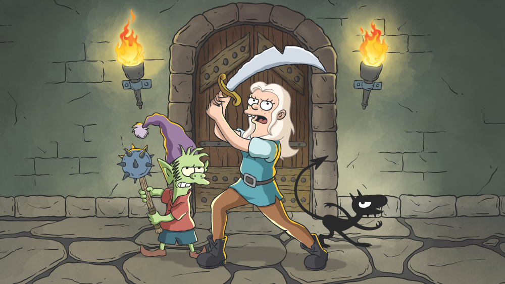 Трейлер Disenchantment от автора «Симпсонов» и «Футурамы» мастерски смешивает фэнтези и сатиру — фото 1