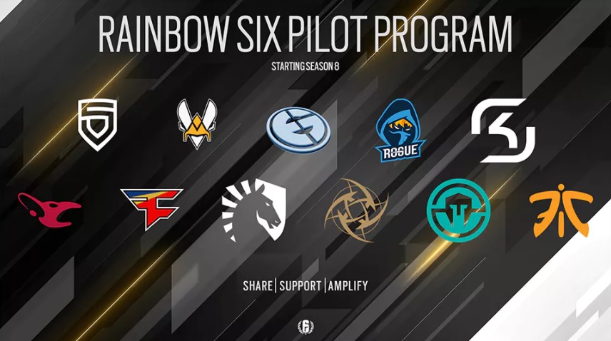 **Список участников программы: PENTA, Evil Geniuses, Rogue, SK, FaZe Clan, mousesports, Team Liquid, NiP, Immortals, fnatic, Vitality**