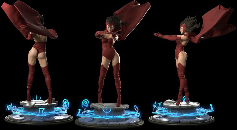 Взгляните на эти шикарные 3D-модели Росомахи, Ганса Ланды и Меган Фокс — фото 10