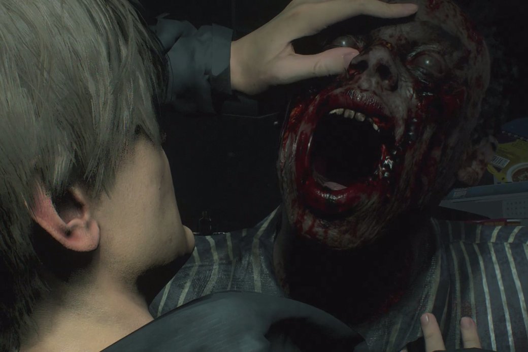 Гифка дня: милое приветствие (или прощание?) от зомби в Resident Evil 2 — фото 1