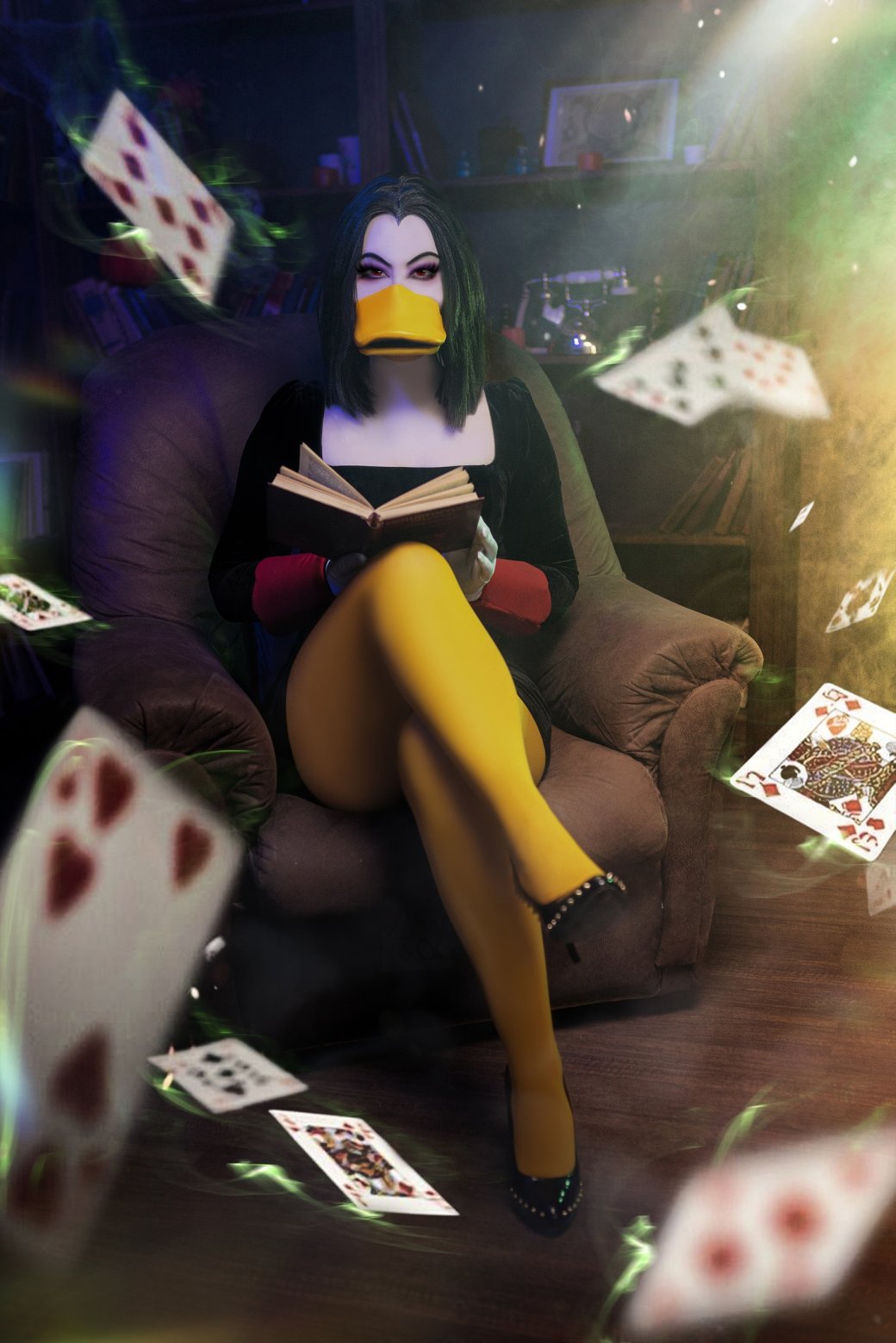 Галерея Модель перевоплотилась в хитрую Магику де Гипноз из «Утиных историй» - 6 фото