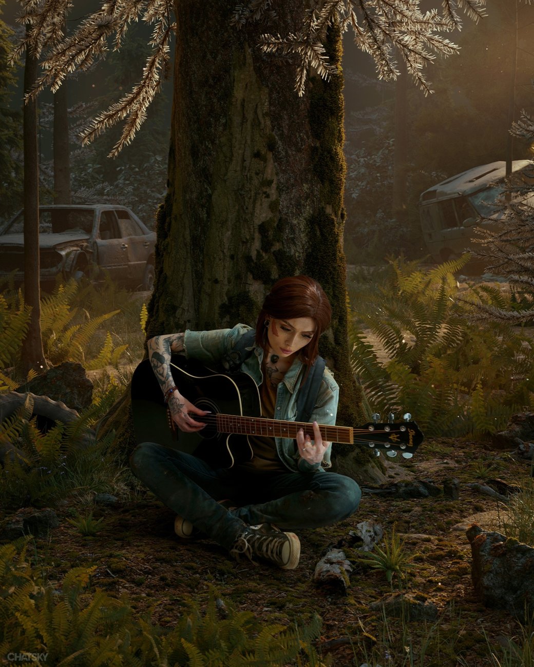 Галерея Косплеерша воссоздала многие сцены с участием Элли из The Last of Us Part 2 - 2 фото